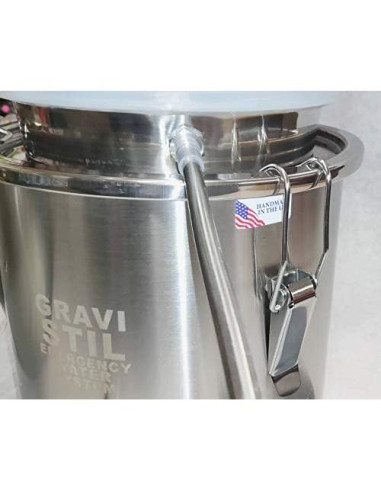 Destilador de Agua Manual SHTFandGO SS GRAVI-STIL 13.24L