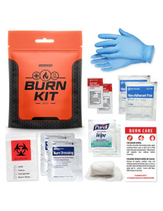 Kit de Primeros Auxilios para Quemaduras Go2Kits BK33 - Compacto y Resellable
