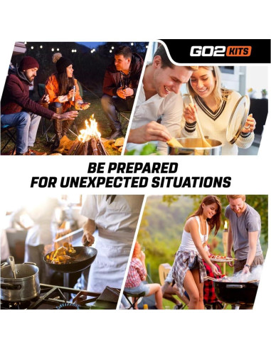 Kit de Primeros Auxilios para Quemaduras Go2Kits BK33 - Compacto y Resellable