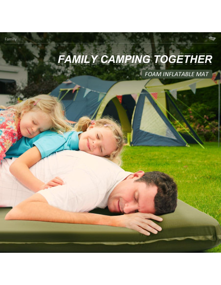 Colchoneta Autoinflable Calanofin 196x68.6cm Espuma Memoria