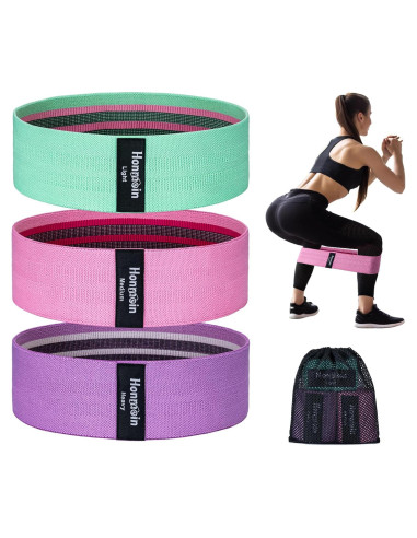 Bandas de Resistencia Honmein - 3 Niveles para Fitness