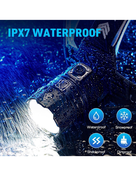 Linterna Frontal LED Recargable Sinvimes P70-K 95H IPX7 Linterna Frontal LED Recargable Sinvimes P70-K 95H IPX7