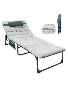 Cama Plegable YELLOW JACKET con Colchón Ajustable 5 Posiciones