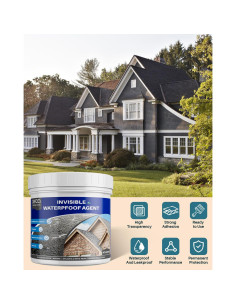 Sellador Impermeable Transparente 1 KG XFCA para Interiores y Exteriores 2