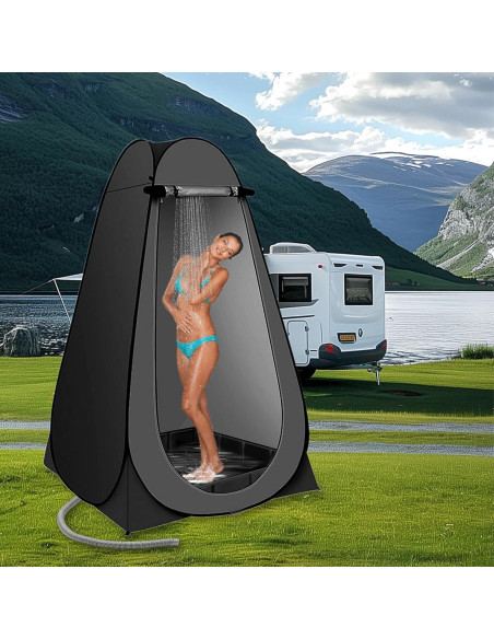 Base de Ducha Plegable GTian 104 cm x 104 cm para Exterior