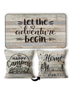 Juego de Fundas de Almohada y Alfombrilla M-Qizi 2 Piezas