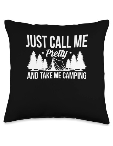 Cojín Cuadrado 16x16 Camping Viaje Aventura Multicolor