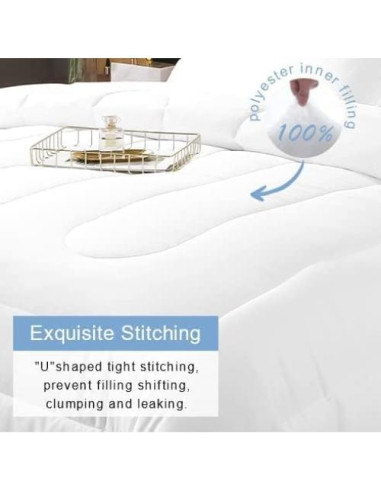 Edredón King Homewish Granja Rústica 3 Piezas Impresión 3D