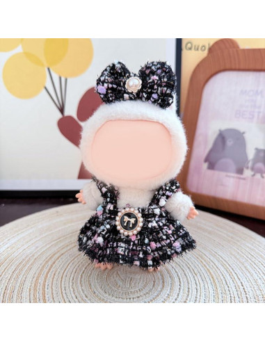 Conjunto de Ropa para Muñeca Labubu 17cm - Atuendo Elegante