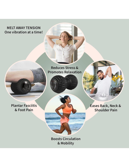 Bola de Masaje Vibrante Exelleon 4 Velocidades 8.89cm Bola de Masaje Vibrante Exelleon 4 Velocidades 8.89cm