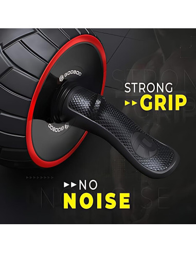 Rodillo Abdominal Godbod Ultra-Ancho con Rebote Automático