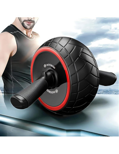 Rodillo Abdominal Godbod Ultra-Ancho con Rebote Automático