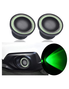 Conjunto de Luces de Niebla LED IHOTDER Ojo de Ángel Verde
