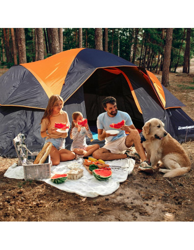 Carpa Familiar EchoSmile BOF1012 para 10 Personas Impermeable