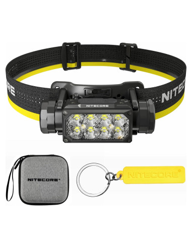 Linterna Frontal Nitecore HC65 UHE 2000 Lúmenes Recargable