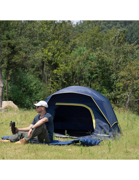 Carpa de Camping EchoSmile para 2 Personas, Impermeable y Ligera