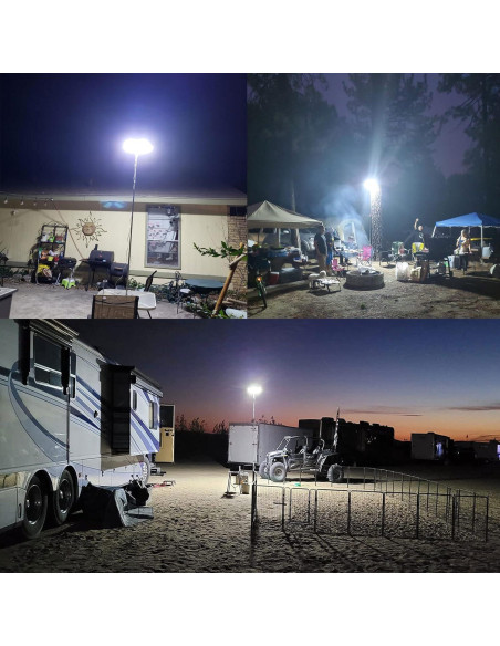 Luz de Camping Telescópica CONPEX 30000 Lúmenes LED IP67 Luz de Camping Telescópica CONPEX 30000 Lúmenes LED IP67