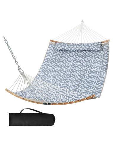 Hamaca Portátil SUNCREAT para Exterior, Soporta 204 kg, Patrón Gris