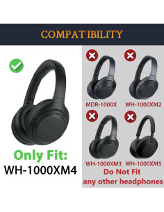 Almohadillas de Gel Refrigerante SOULWIT para Auriculares Sony WH-1000XM4 2