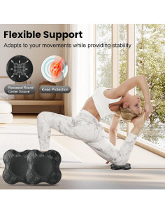 Juego de 2 Almohadillas de Rodillas Lumuka - Espuma Gruesa Antideslizante 2