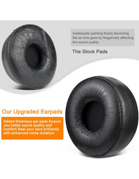 Almohadillas de Reemplazo SOULWIT para Auriculares Jabra Engage 55/65/75 Estéreo Almohadillas de Reemplazo SOULWIT para Auriculares Jabra Engage 55/65/75 Estéreo