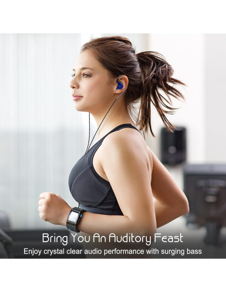 Auriculares UrbanX ix2 Pro In-Ear con Micrófono y Cable Antienredos