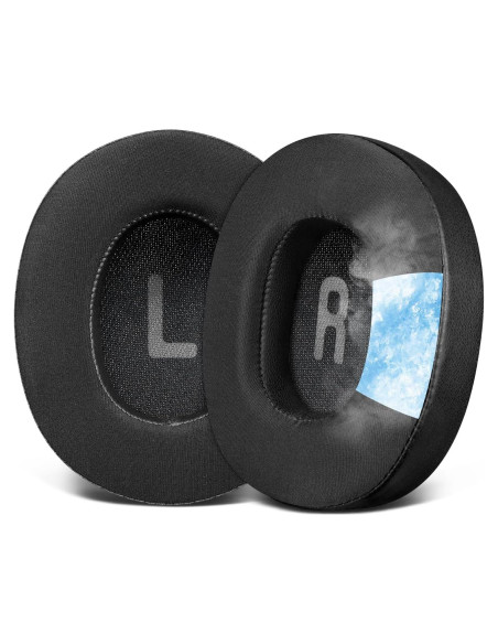 Almohadillas de Gel Refrigerante SOULWIT para JBL Tune 700BT/710BT/720BT/750BTNC/760NC/770NC - Negro