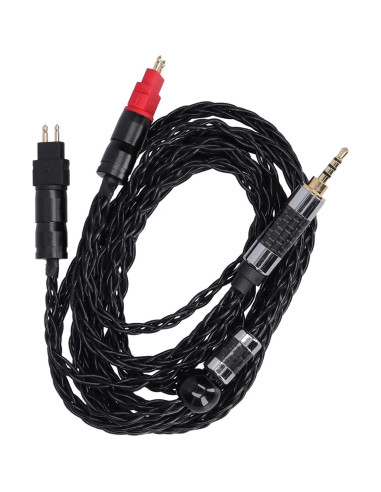 Cable de Audio Balanceado Sanpyl 8 Núcleos Plata 2.5mm para Sennheiser