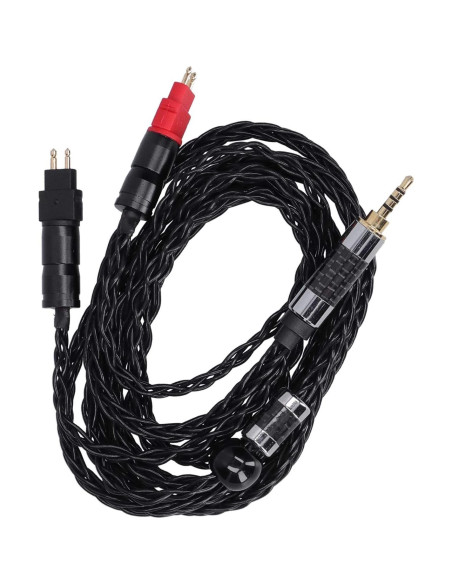 Cable de Audio Balanceado Sanpyl 8 Núcleos Plata 2.5mm para Sennheiser