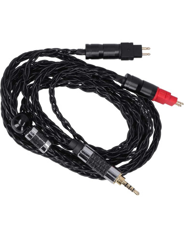 Cable de Audio Balanceado Sanpyl 8 Núcleos Plata 2.5mm para Sennheiser