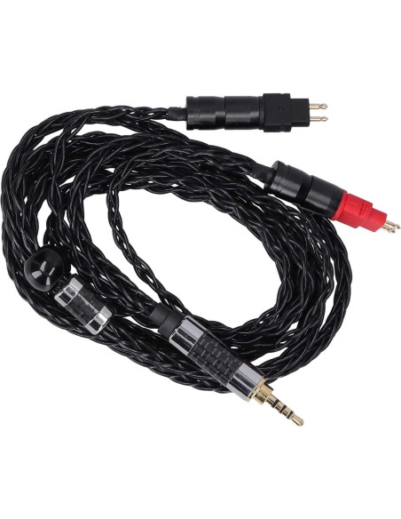 Cable de Audio Balanceado Sanpyl 8 Núcleos Plata 2.5mm para Sennheiser