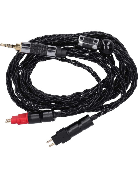 Cable de Audio Balanceado Sanpyl 8 Núcleos Plata 2.5mm para Sennheiser