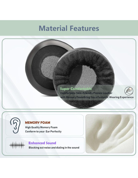 Almohadillas de Reemplazo Suaves para Auriculares AKG K267