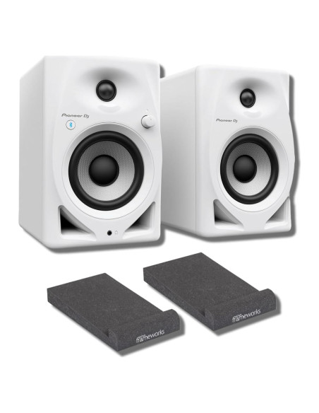 Altavoces Activos Pioneer DM-40D-W 10.16 cm Blanco (Par)
