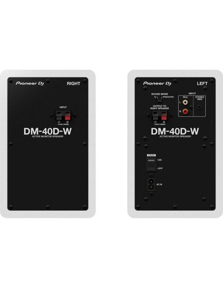 Altavoces Activos Pioneer DM-40D-W 10.16 cm Blanco (Par)