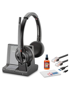 Auriculares inalámbricos DECT Savi 8220 UC Poly - Doble oído