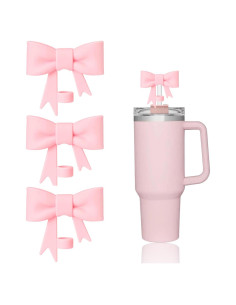 3 Fundas de Pajita de Silicona DJAIOD para Vasos Stanley 30/40Oz