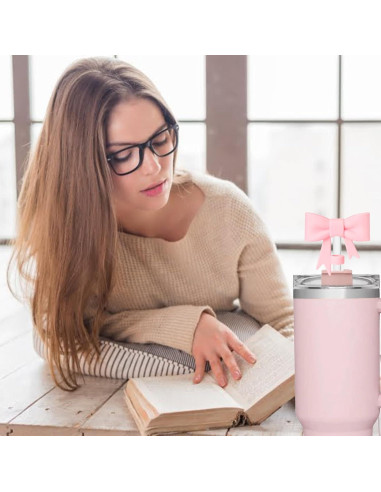 3 Fundas de Pajita de Silicona DJAIOD para Vasos Stanley 30/40Oz