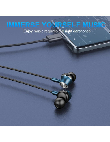 Auriculares USB C RAYHONTECH TC-4Pro con Micrófono y Aislamiento de Ruido