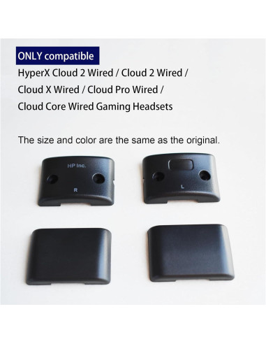 Clamps de bisagra LYSvvx para HyperX Cloud II - Repuesto