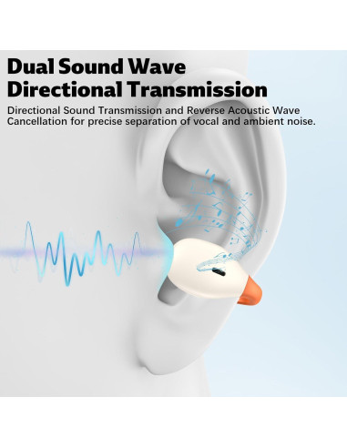 Auriculares Inalámbricos Bluetooth TOPAUX ACA-i22 Naranja