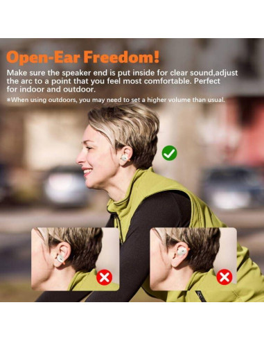 Auriculares Inalámbricos Bluetooth TOPAUX ACA-i22 Naranja