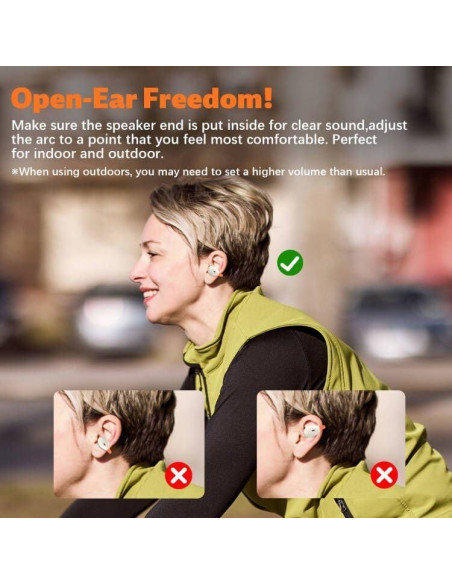 Auriculares Inalámbricos Bluetooth TOPAUX ACA-i22 Naranja Auriculares Inalámbricos Bluetooth TOPAUX ACA-i22 Naranja