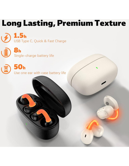 Auriculares Inalámbricos Bluetooth TOPAUX ACA-i22 Naranja Auriculares Inalámbricos Bluetooth TOPAUX ACA-i22 Naranja