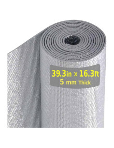 Aislamiento Térmico Japard 4.88m x 1m 5mm Aluminio Reflectante