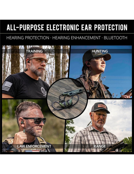 Auriculares ISOtunes Sport ADVANCE BT Verde OD - Protección Auditiva