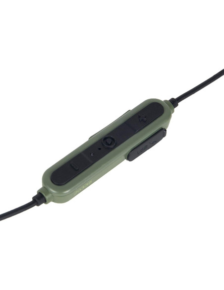 Auriculares ISOtunes Sport ADVANCE BT Verde OD - Protección Auditiva