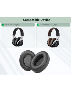 Almohadillas de Reemplazo Edifier W855 W855BT - Cuero y Espuma 2