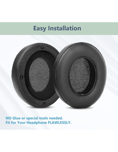 Almohadillas de Reemplazo Edifier W855 W855BT - Cuero y Espuma