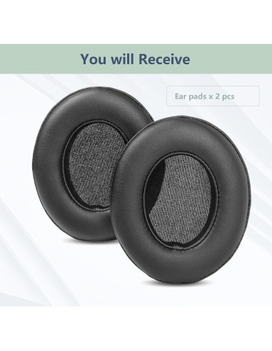 Almohadillas de Reemplazo Edifier W855 W855BT - Cuero y Espuma